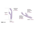 Svakom CICI Slim G-Spot Rabbit Vibrator – Slim Flexible Rabbit Vibrator with App Control > Vibrators > Ladies > Rabbit