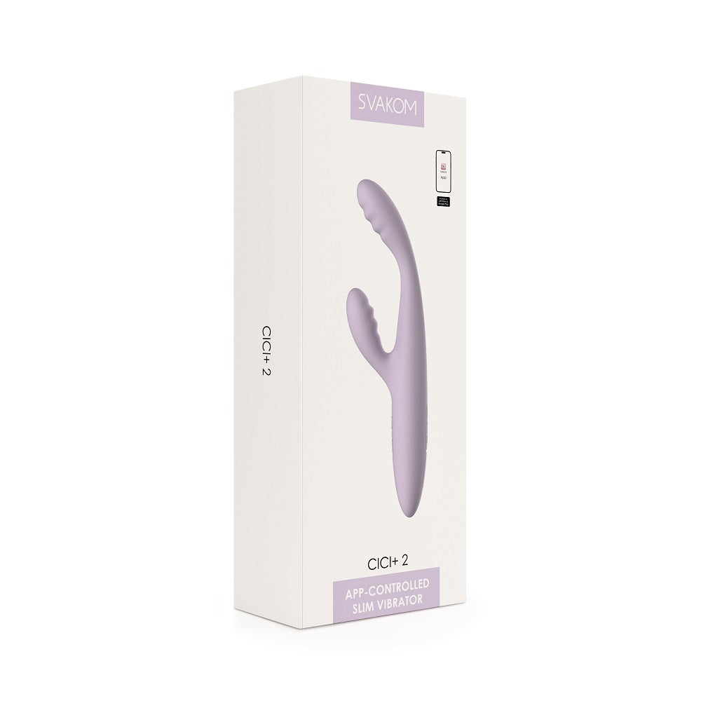 Svakom CICI Slim G-Spot Rabbit Vibrator – Slim Flexible Rabbit Vibrator with App Control > Vibrators > Ladies > Rabbit