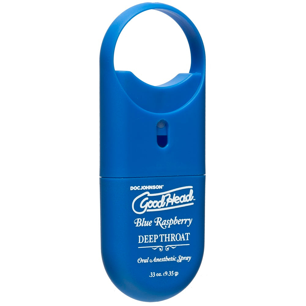 Goodhead To-Go Deep Throat Spray Blue Raspberry 9ml Oral Gels & Sprays