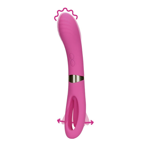 Double-Sided Flapping and G-Spot Vibrator – USB Rechargeable Vibrator 9.5 Inches Total Length 3.7 Inches Insertable Length Default Title > Sex Toys For Ladies > G-Spot Vibrators
