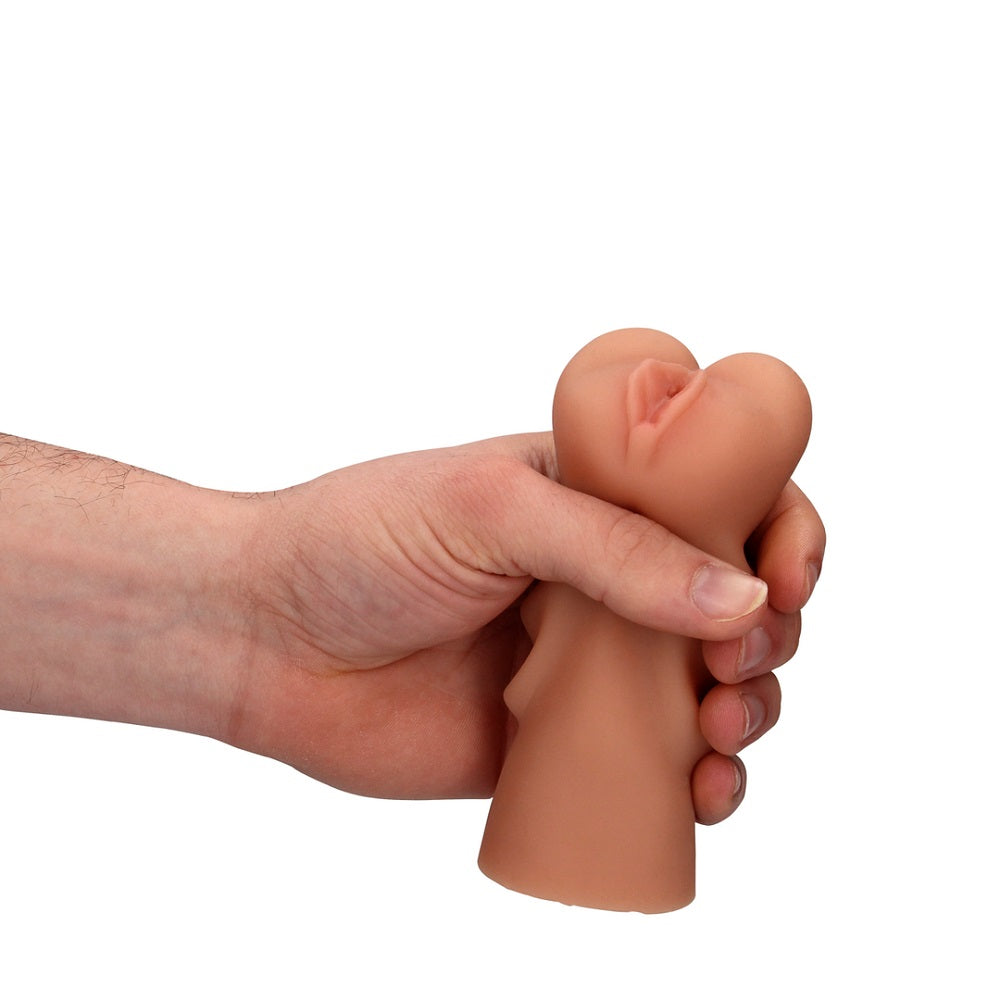 Police Officer Pussy Masturbator 4.9 Inch Insertable Length 4.3 Inch – Lifelike TPE Masturbator Strokers - Manual