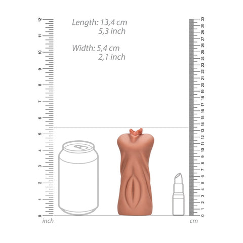 Nurse Pussy Masturbator – Lifelike TPE Masturbator 5.3 Inches Length Strokers - Manual