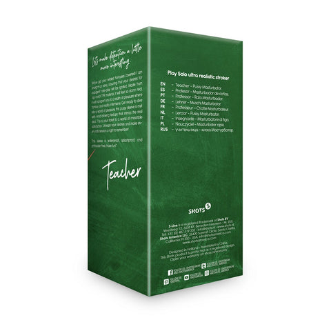 Teacher Pussy Masturbator (TPE) – Lifelike 4.7 Inch Masturbator Strokers - Manual