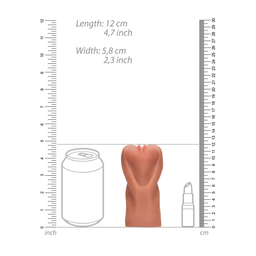 Teacher Pussy Masturbator (TPE) – Lifelike 4.7 Inch Masturbator Strokers - Manual