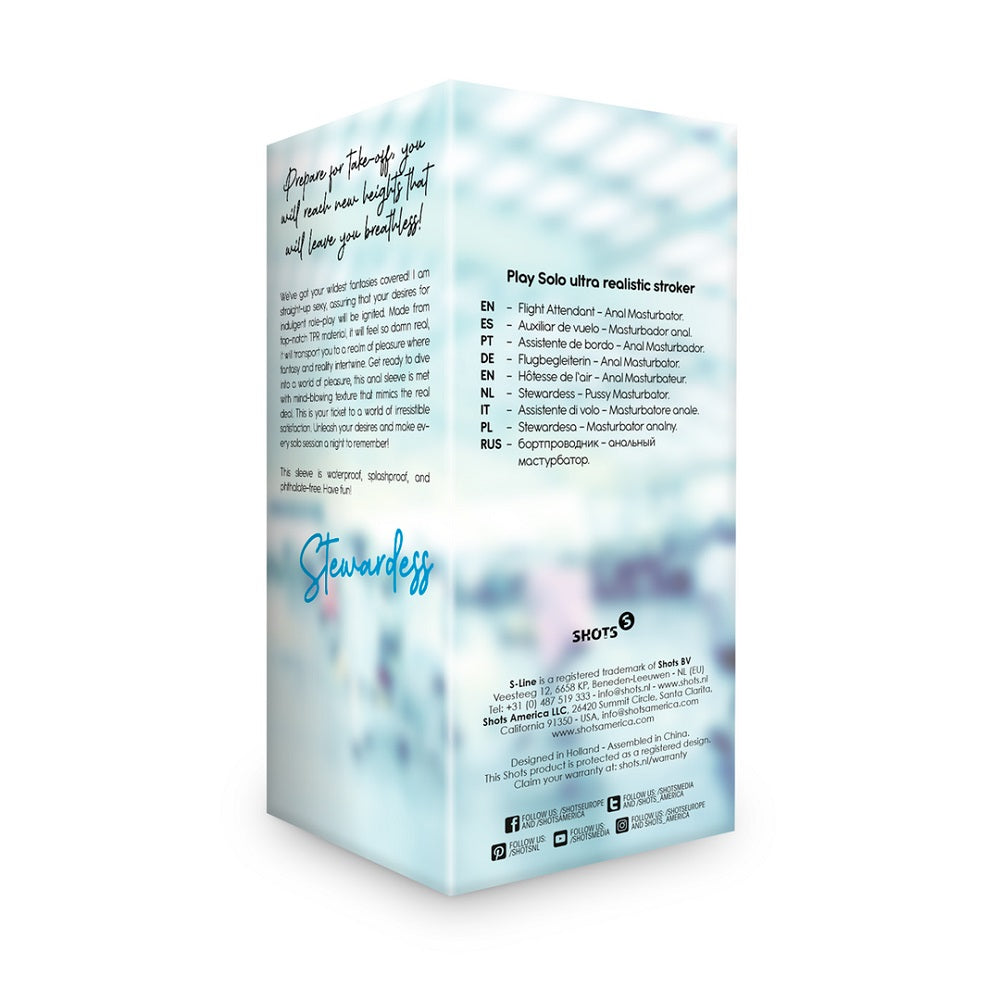 Flight Attendant Anus Masturbator – 4.7 Inch Lifelike TPE Masturbator > Sex Toys For Men > Masturbators Manual> Sex Toys For Men > Masturbators Manual