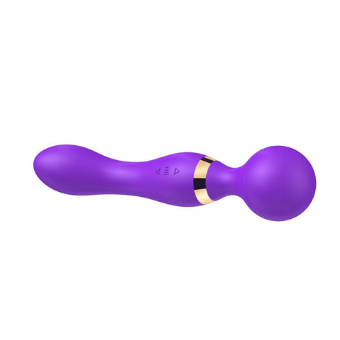 Loving Joy Dual Ended Wand Vibrator – Silicone USB Rechargeable Vibrator 8.5 Inches Length VIBRATORS