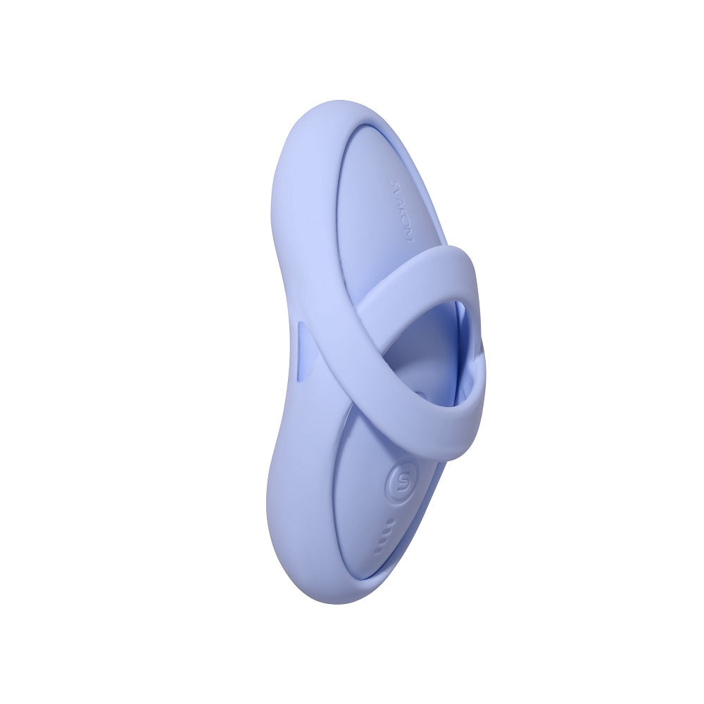 Svakom Echo 2 (Blue) – Waterproof USB Rechargeable Flexible Finger Vibrator with Heating > Vibrators > Finger Vibrators