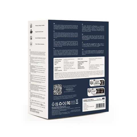 Svakom Vick Neo 2 – App-Controlled Heated Prostate Massager with Textured Shaft and Remote Prostate Massagers