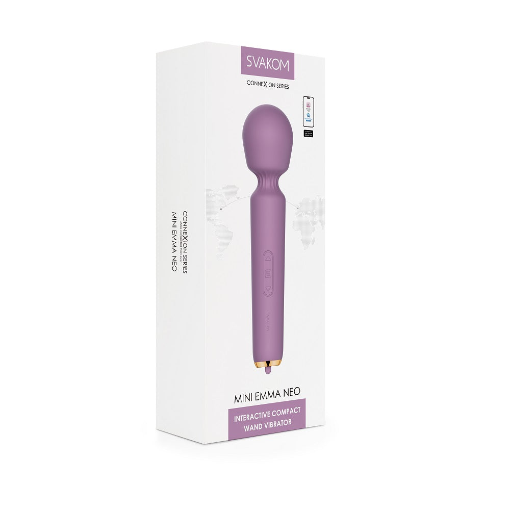 Svakom Mini Emma Neo – Compact Remote-Controlled Wand Vibrator > Sex Toys > Mini Massagers