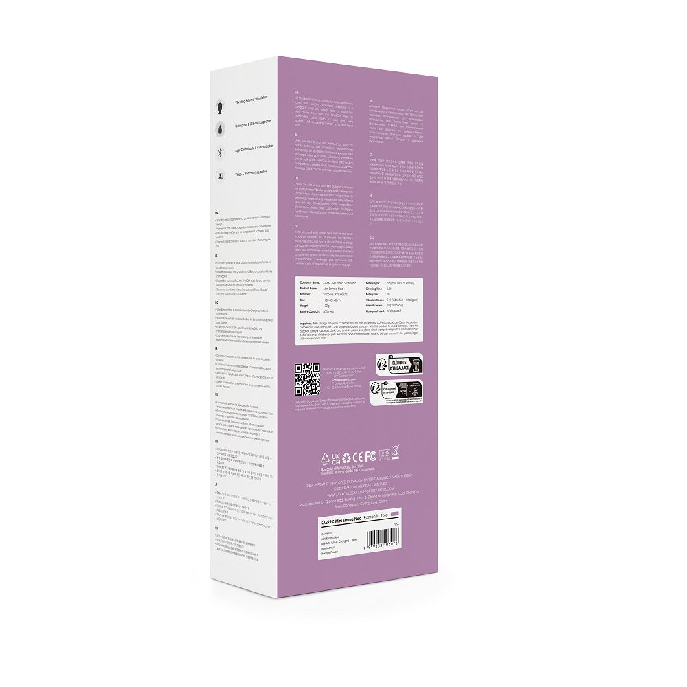 Svakom Mini Emma Neo – Compact Remote-Controlled Wand Vibrator Electric Massager