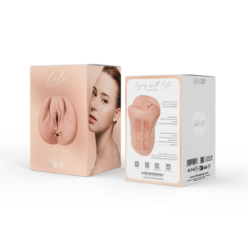 Alive Lola Super Realistic Masturbator Large Flesh Strokers - Manual