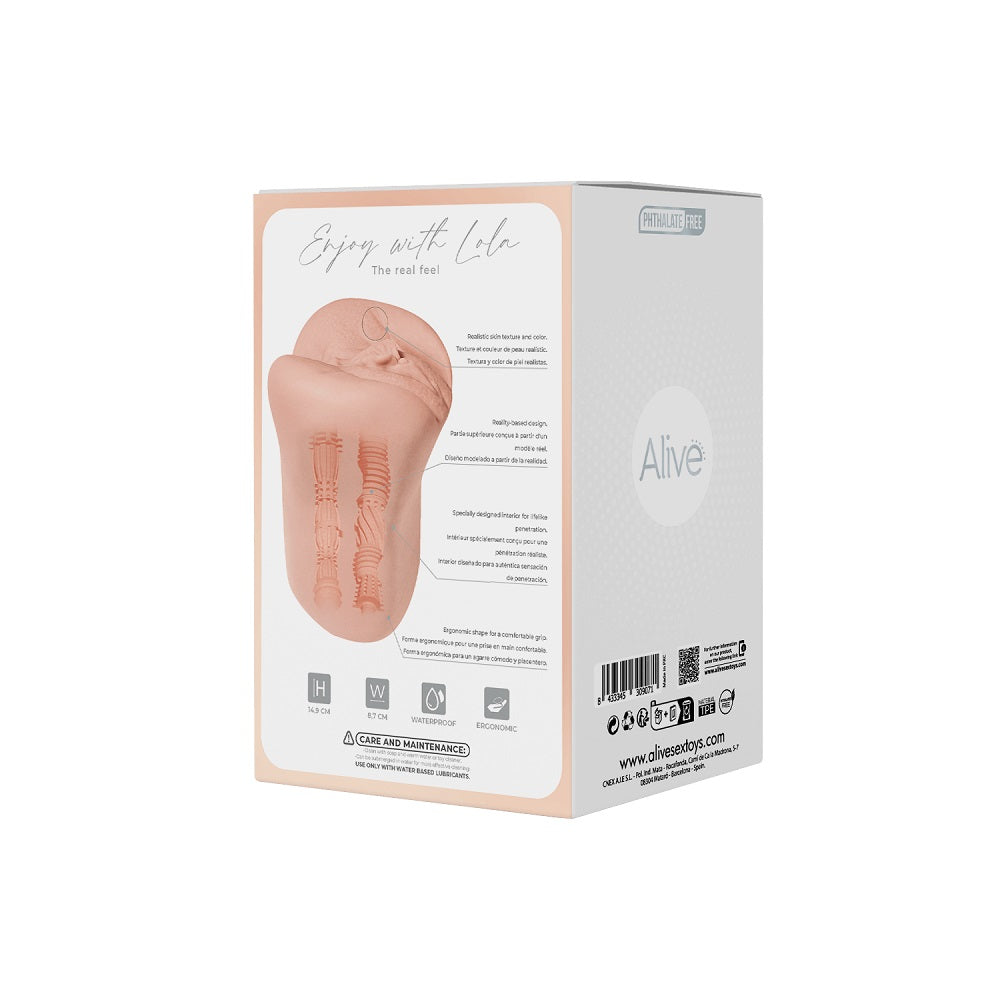 Alive Lola Super Realistic Masturbator Large Flesh Strokers - Manual