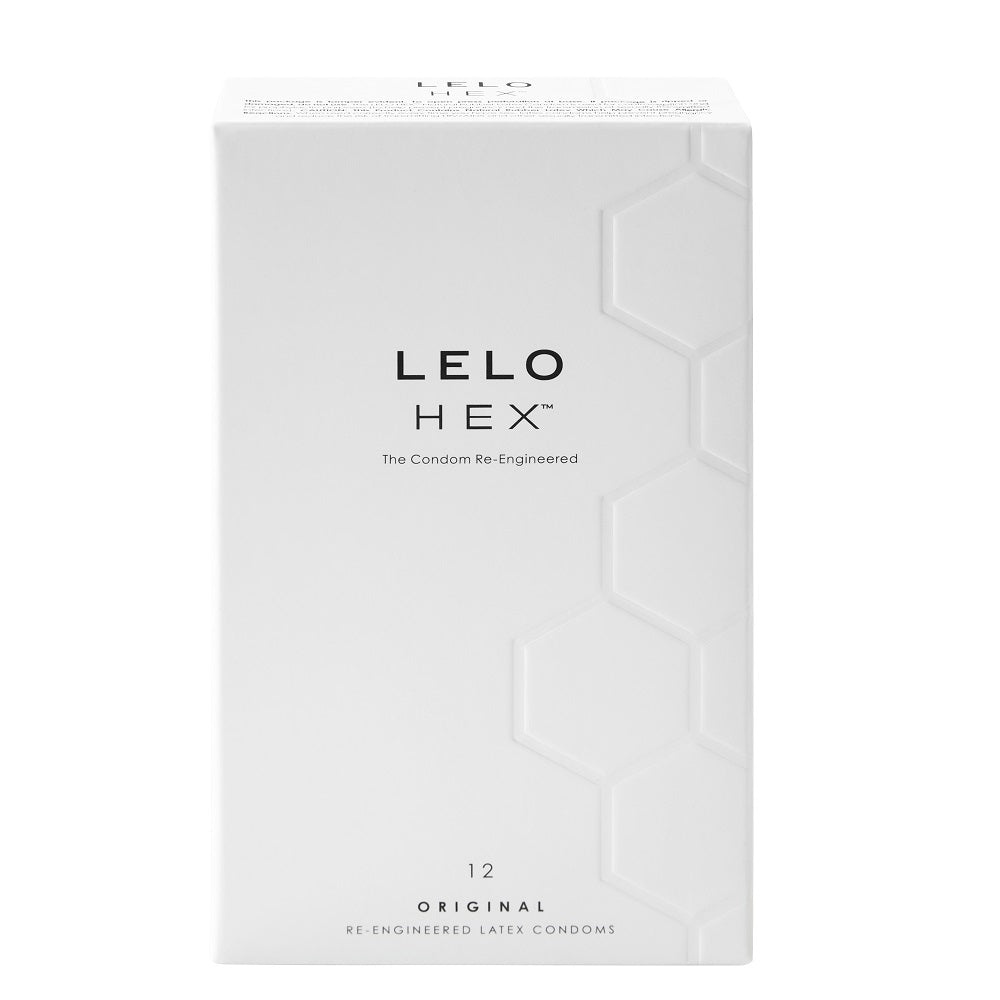 Lelo Hex Condoms Original – Robust Natural Latex Condoms 12 Pack Default Title Condoms