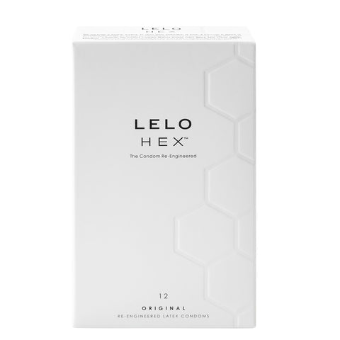 Lelo Hex Condoms Original – Robust Natural Latex Condoms 12 Pack Default Title Condoms