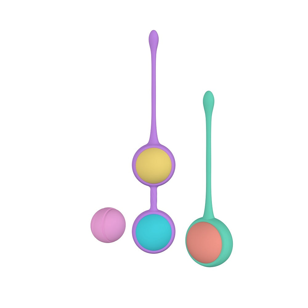 Party Color Boly Kegel Training Beads – Waterproof Silicone Progressive Weighted Kegel Balls Set Default Title > Sex Toys For Ladies > Kegel Exercise