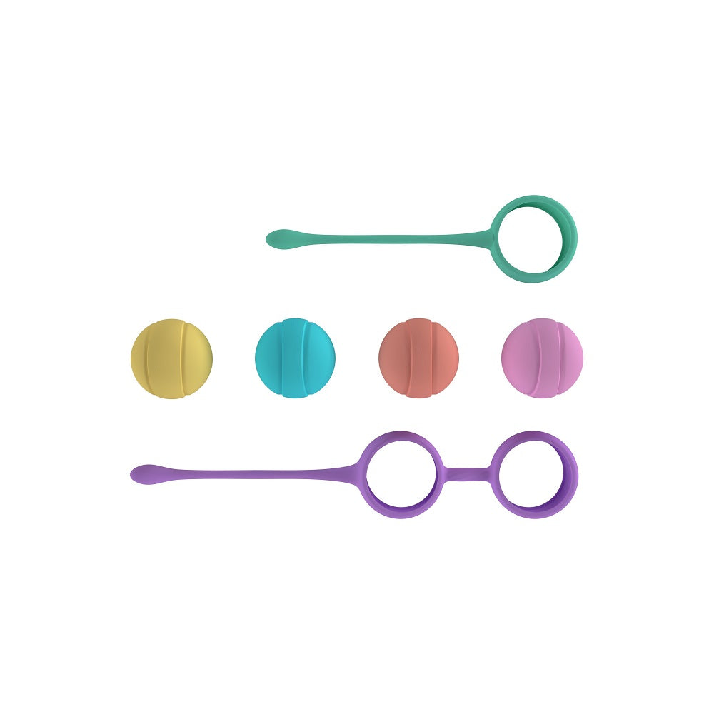 Party Color Boly Kegel Training Beads – Waterproof Silicone Progressive Weighted Kegel Balls Set Kegel & Pelvic Exercisers