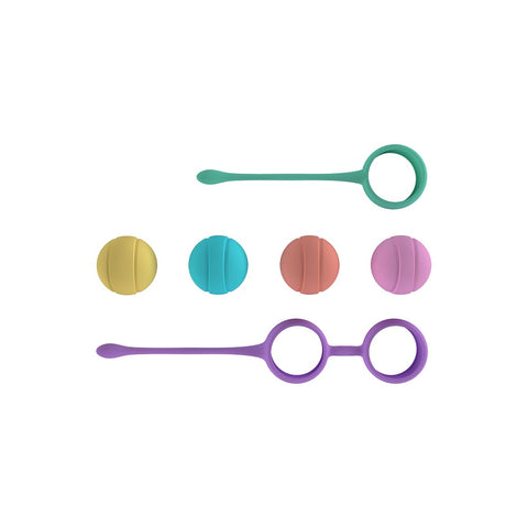 Party Color Boly Kegel Training Beads – Waterproof Silicone Progressive Weighted Kegel Balls Set Kegel & Pelvic Exercisers