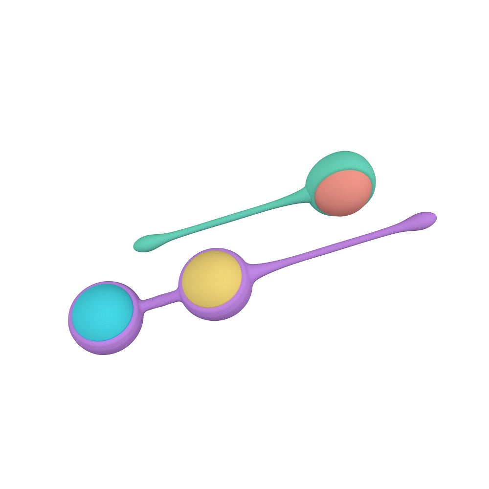 Party Color Boly Kegel Training Beads – Waterproof Silicone Progressive Weighted Kegel Balls Set Kegel & Pelvic Exercisers