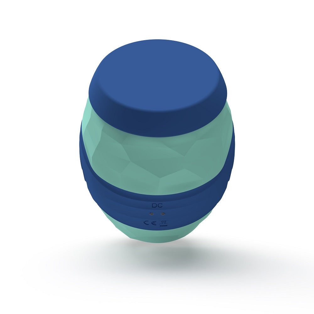 Party Color Wanky (Multicolor) – Vibrating Male Masturbator with 10 Vibration Patterns and Textured Sleeve Strokers - Vibrating