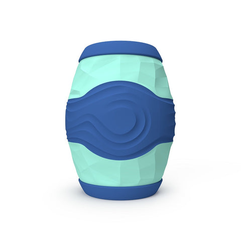 Party Color Wanky (Multicolor) – Vibrating Male Masturbator with 10 Vibration Patterns and Textured Sleeve Strokers - Vibrating