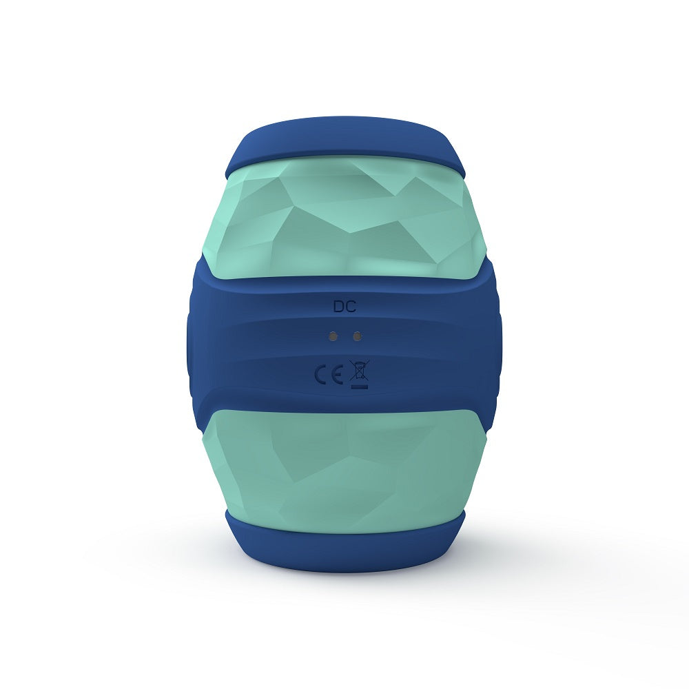 Party Color Wanky (Multicolor) – Vibrating Male Masturbator with 10 Vibration Patterns and Textured Sleeve Strokers - Vibrating