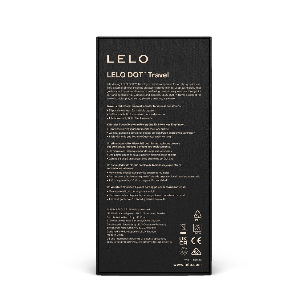 Lelo Dot Travel (Purple) – Compact Clitoral Vibrator > Sex Toys For Ladies > Clitoral Vibrators and Stimulators