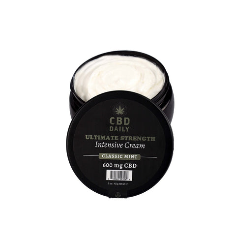 Earthly Body CBD Daily Ultimate Strength Intensive Cream (Classic Mint) – Natural CBD Cream Default Title ENHANCERS