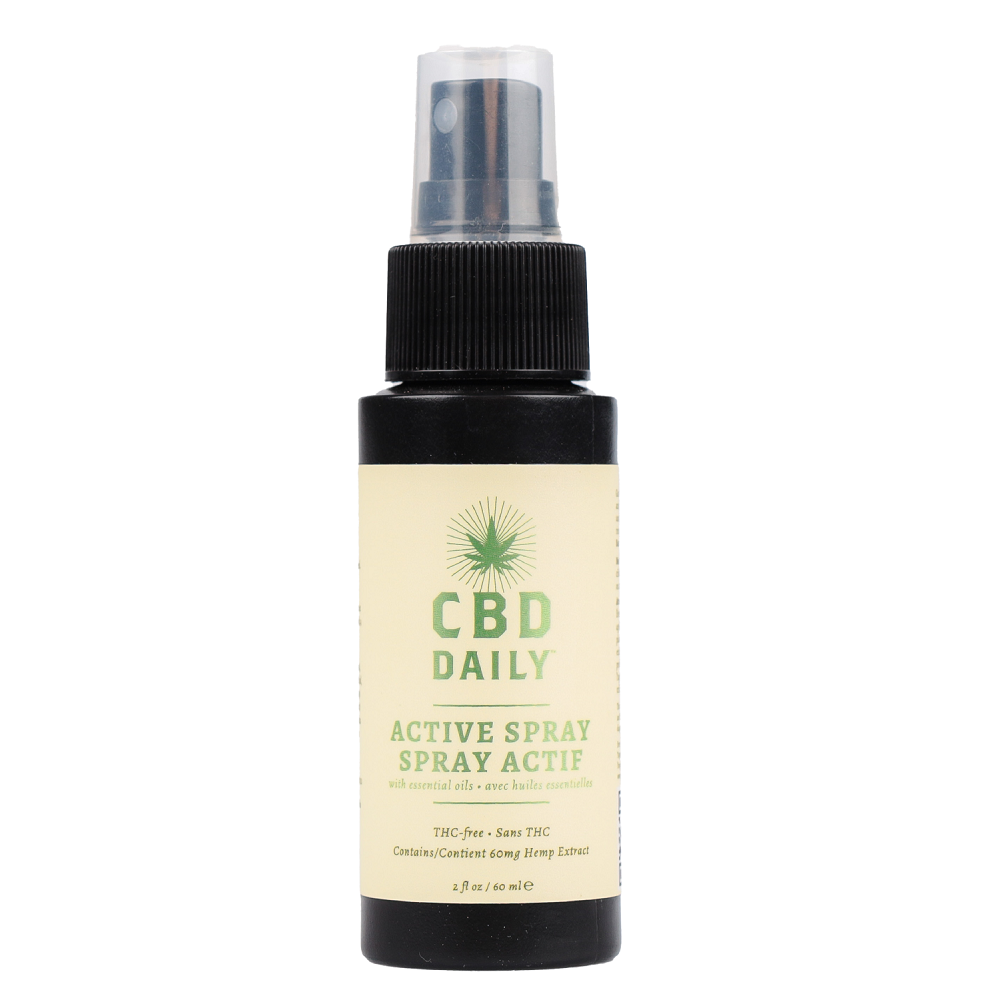 Earthly Body CBD Daily Active Spray Original Strength – Therapeutic Topical Spray Default Title > Lube > Oral Gels & Sprays Main image