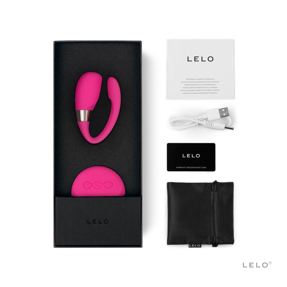 Lelo Tiani 3 Couples Massager Cerise Remote Control