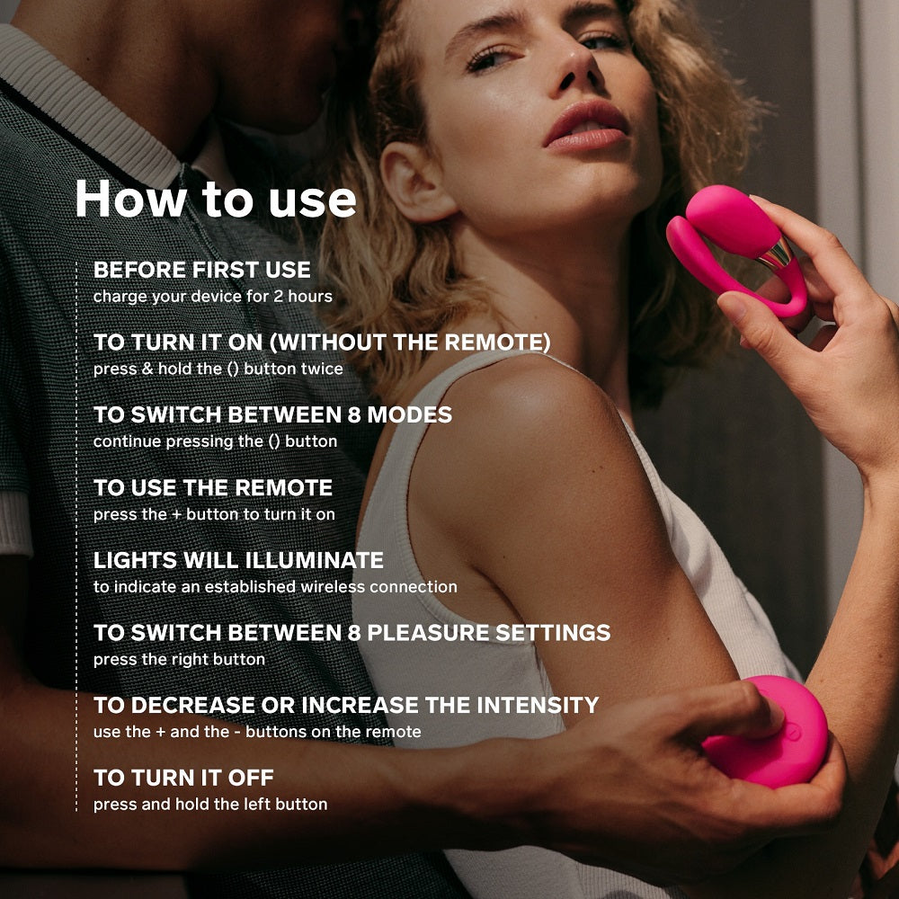 Lelo Tiani 3 (Deep Rose) – Waterproof Couples Massager Couples Toys