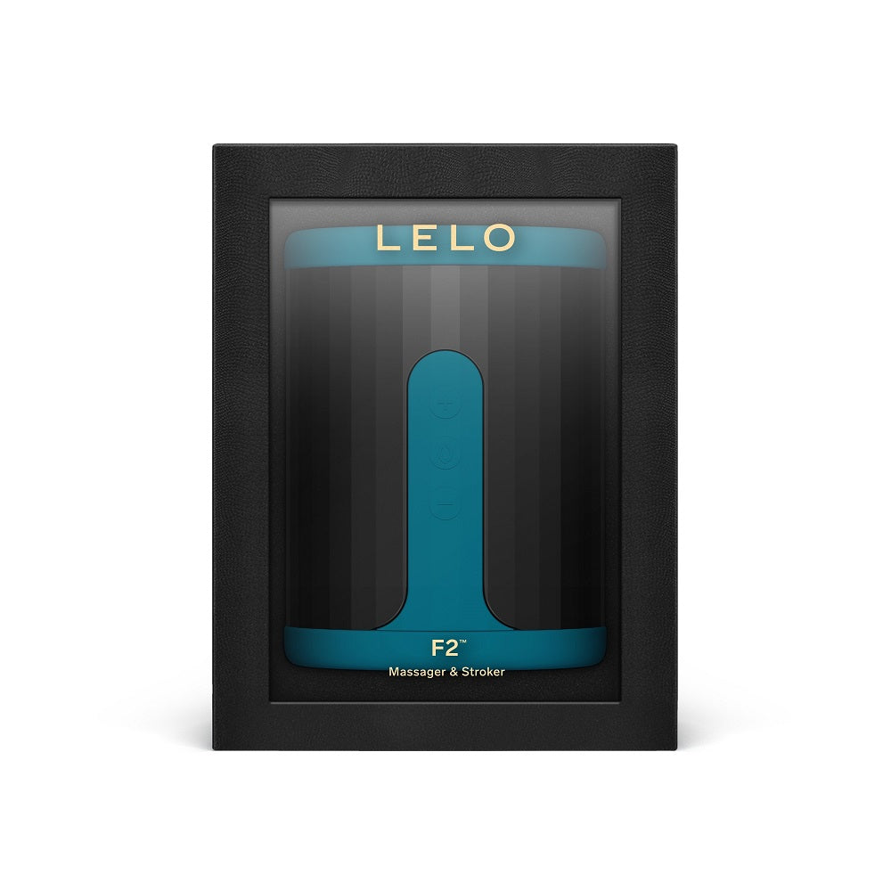 Lelo F2 (Blue) – Stamina Trainer and Open-Ended Stroker Strokers - Manual