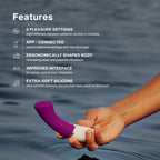 Lelo Gigi 3 (Deep Rose) – App Controlled G-Spot Vibrator > Sex Toys For Ladies > G-Spot Vibrators