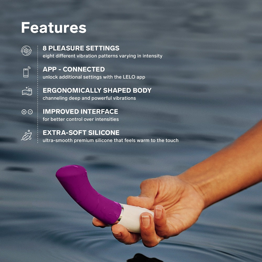 Lelo Gigi 3 (Deep Rose) – App Controlled G-Spot Vibrator > Sex Toys For Ladies > G-Spot Vibrators
