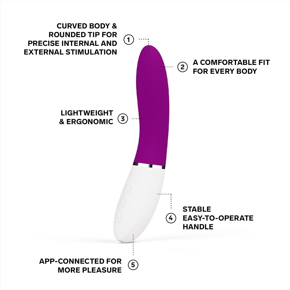 Lelo Liv 3 (Deep Rose) – App-Controlled G-Spot Vibrator > Sex Toys For Ladies > G-Spot Vibrators