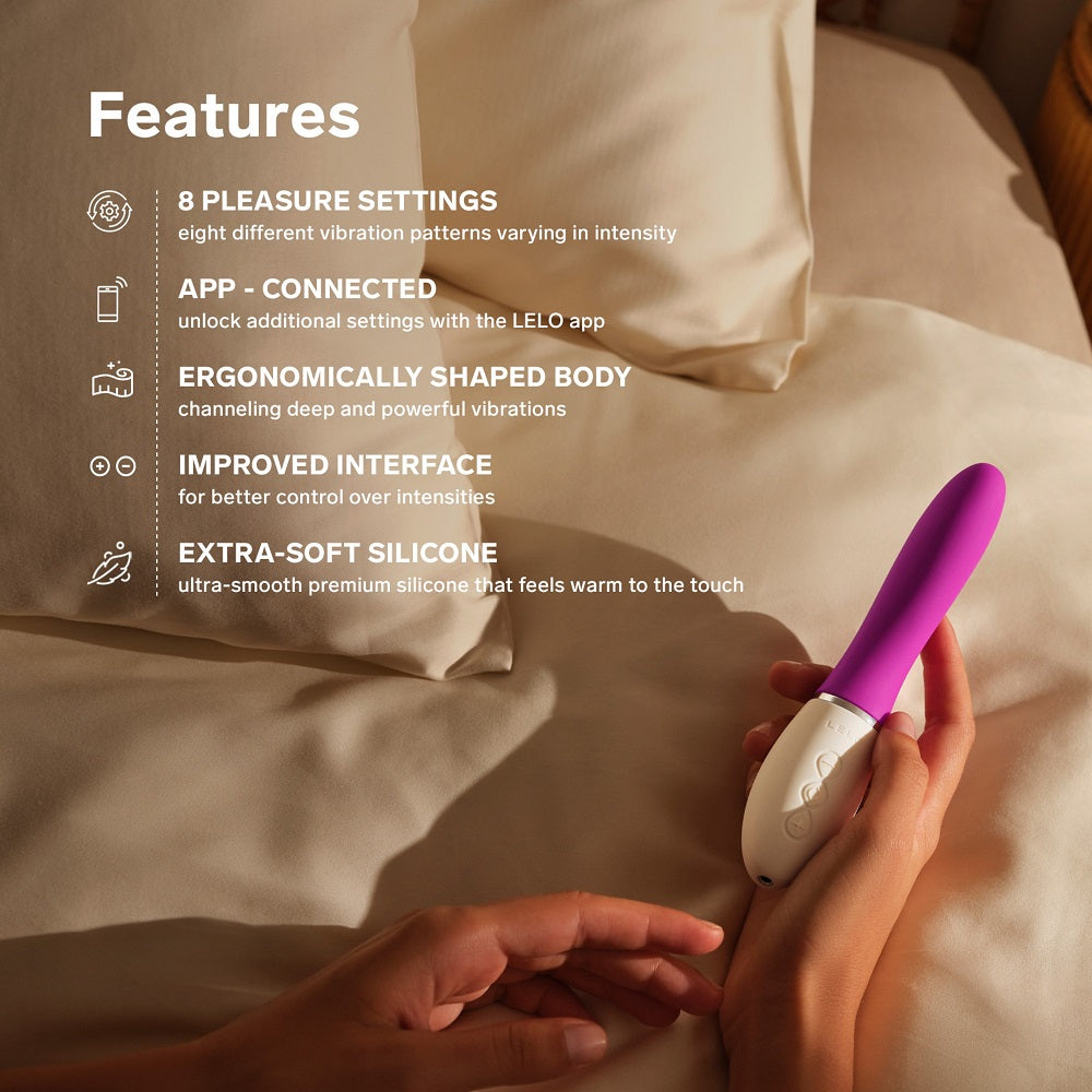 Lelo Liv 3 (Deep Rose) – App-Controlled G-Spot Vibrator > Sex Toys For Ladies > G-Spot Vibrators