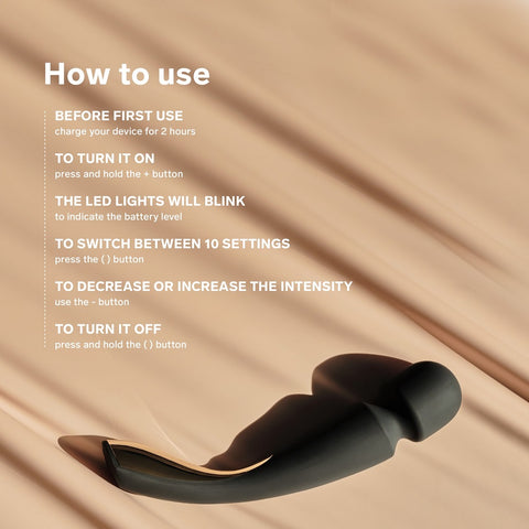 Lelo Smart Wand 2 Large (Aqua) – Luxury Full-Body Massager > Sex Toys > Massage Wands