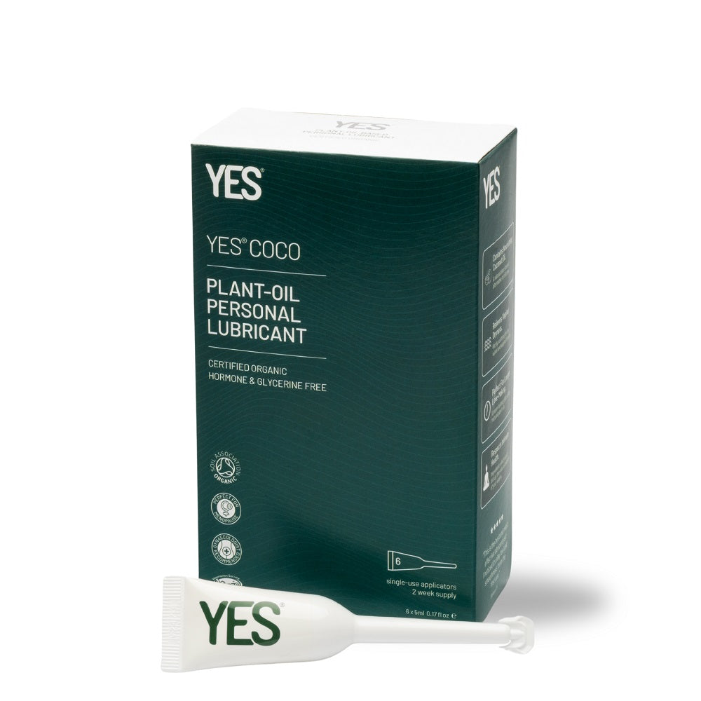 Yes Coco Organic Coconut and Jojoba Oil-Based Lubricant 6 x 5ml – Gentle Lubricant Speciality Lubricants