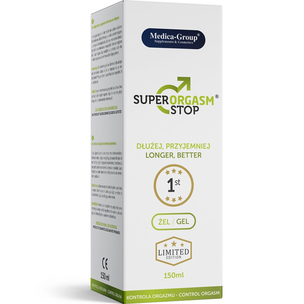 Super Orgasm Stop Gel 150ml – Sexual Arousal Control Gel > Essentials > Mens Enhancers