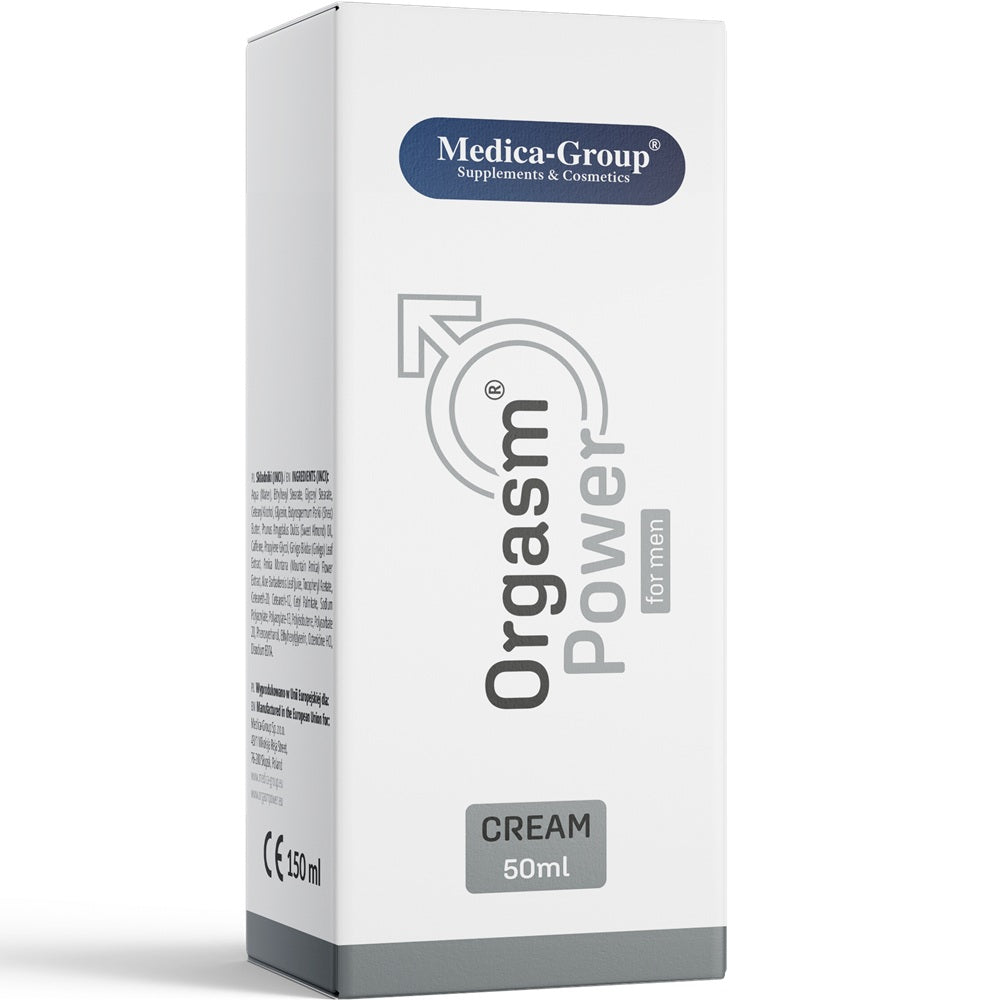 Orgasm Power Cream for Men 50ml – Natural Enhancement Cream ENHANCERS