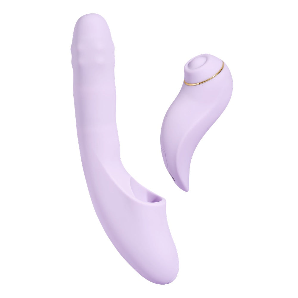 Svakom Duoglow 7.7 Inch 2-in-1 Powerful Remote-Controlled Vibrator > Vibrators > Ladies > Rabbit