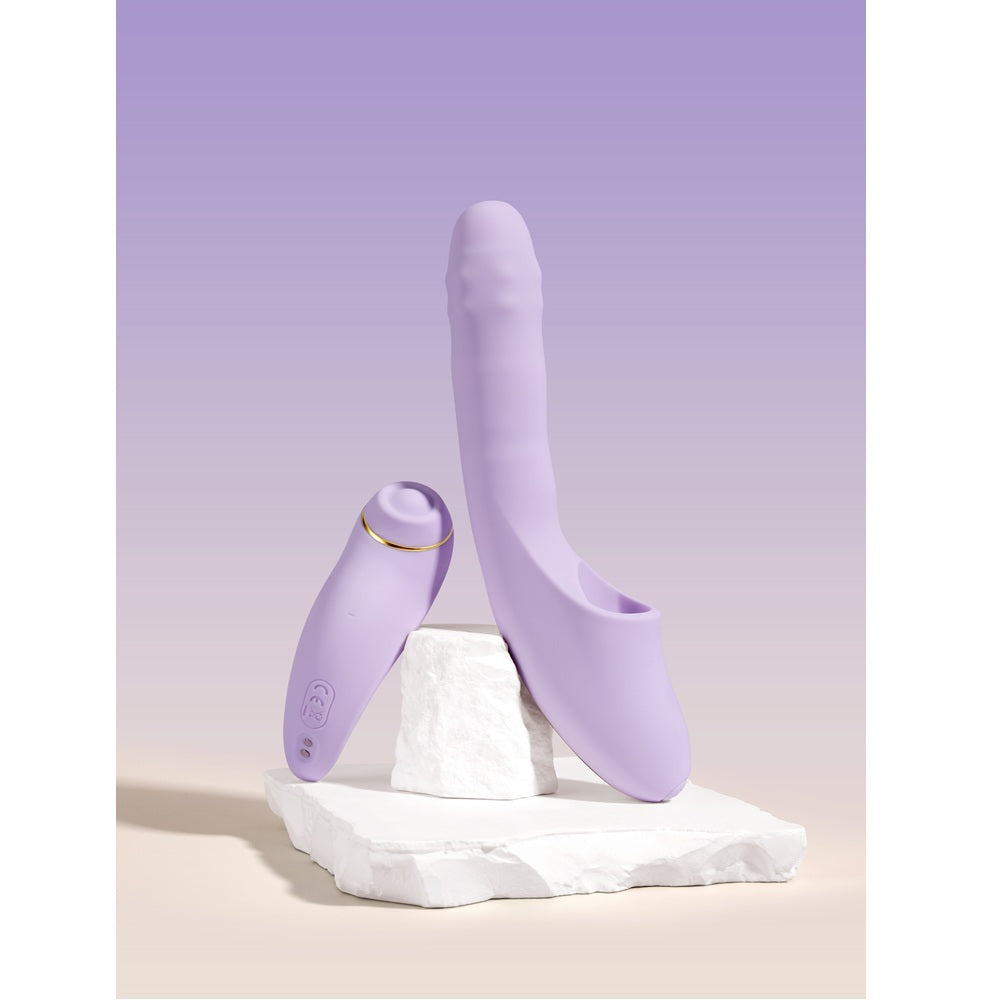 Svakom Duoglow 7.7 Inch 2-in-1 Powerful Remote-Controlled Vibrator > Vibrators > Ladies > Rabbit