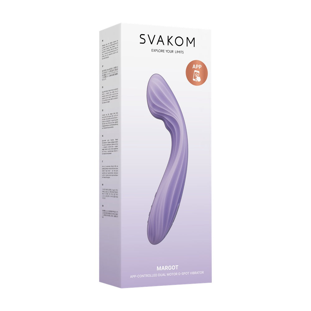 Svakom Margot (Lilac) – Dual Motor Warming G-Spot Vibrator with Deep Vibration and Multiple Intensity Levels Vibrators - G Spot