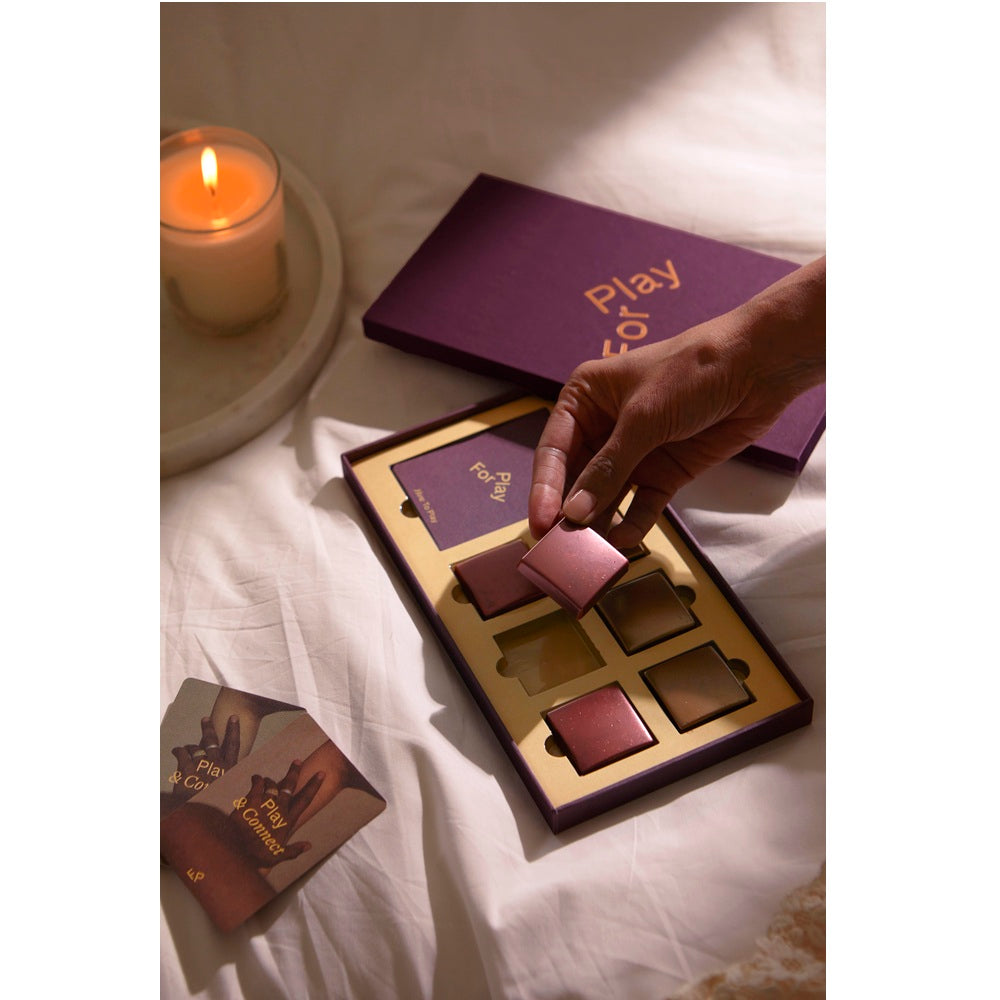 For Play His and Hers Vegan Chocolate Box – Artisanal Milk Chocolate with Ecuadorian Cacao > Novelties > Candy & Edible Items