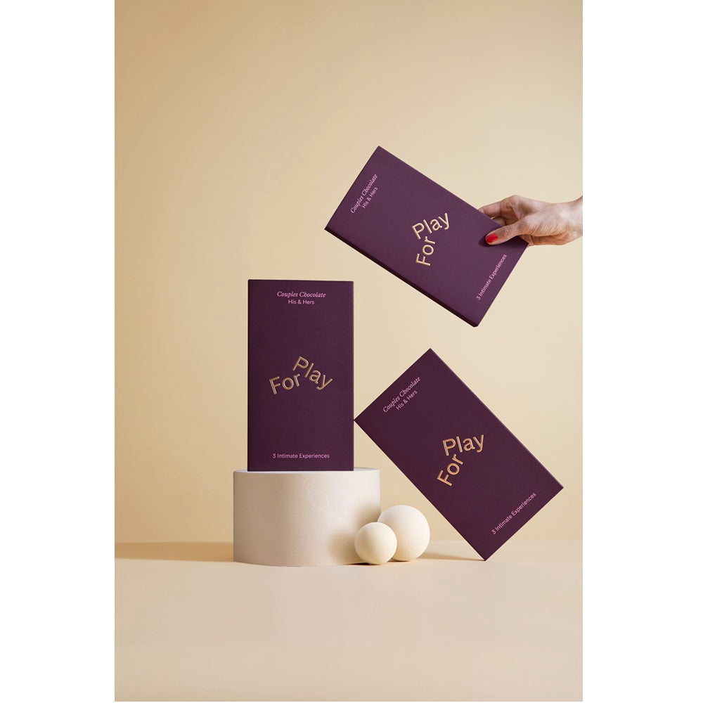 For Play His and Hers Couples Chocolate (Dark) – Artisan Vegan Chocolate Gift Set > Novelties > Candy & Edible Items