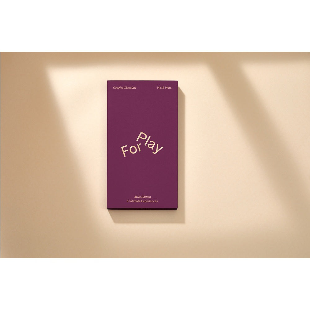 For Play His and Hers Vegan Chocolate Box – Artisanal Milk Chocolate with Ecuadorian Cacao > Novelties > Candy & Edible Items