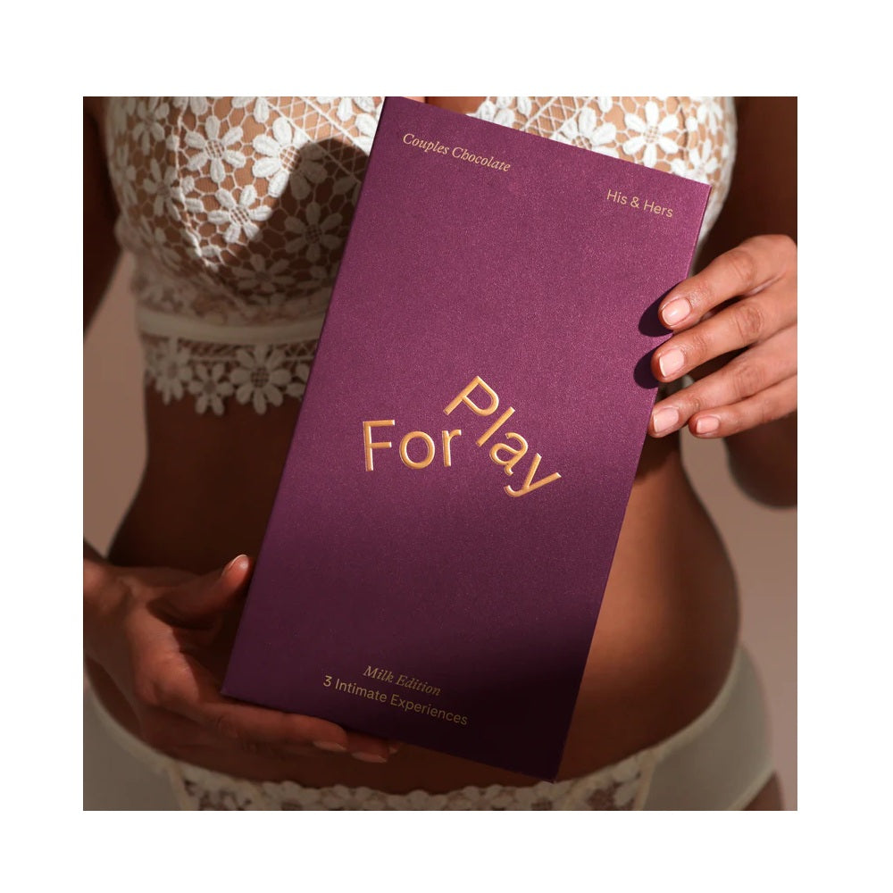 For Play His and Hers Vegan Chocolate Box – Artisanal Milk Chocolate with Ecuadorian Cacao > Novelties > Candy & Edible Items