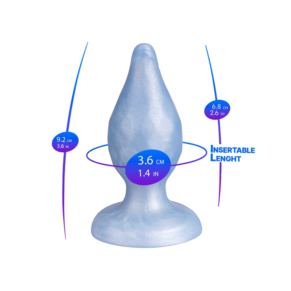 SilexD Fantasy Collection 3.6 Inch Diamond Medium Butt Plug – Silicone Butt Plug > Anal Range > Jewel Butt Plugs