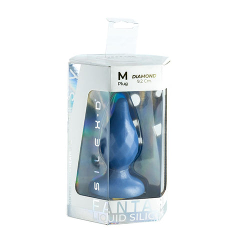 SilexD Fantasy Collection Diamond Butt Plug Medium – Silicone Butt Plug > Anal Range > Jewel Butt Plugs