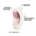 Lelo Sona 3 (White)– Luxury Clitoral Massager > Sex Toys For Ladies > Clitoral Vibrators and Stimulators