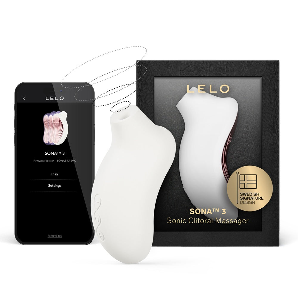 Lelo Sona 3 (White)– Luxury Clitoral Massager > Sex Toys For Ladies > Clitoral Vibrators and Stimulators